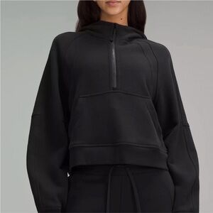 Women's Black scuba quarter zip medium/large